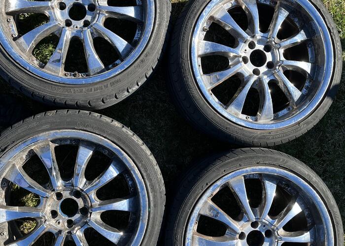 Grajewo ogłoszenia: Sprzedam komplet opony wzmocnione z alufelgami przód 225/40R 18...